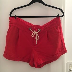 Nautical Red Shorts